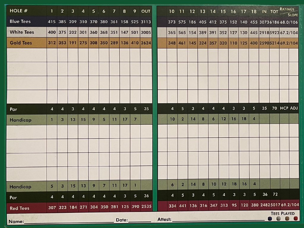 History of Crestview Hole #7